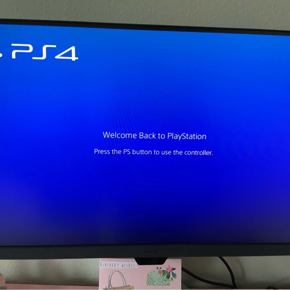Sony PlayStation 4 CUH-1001A Black Console W/ Cords